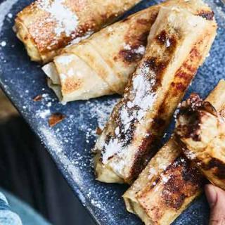 Chocolate Banana Rolls Chocolate Banana Rolls