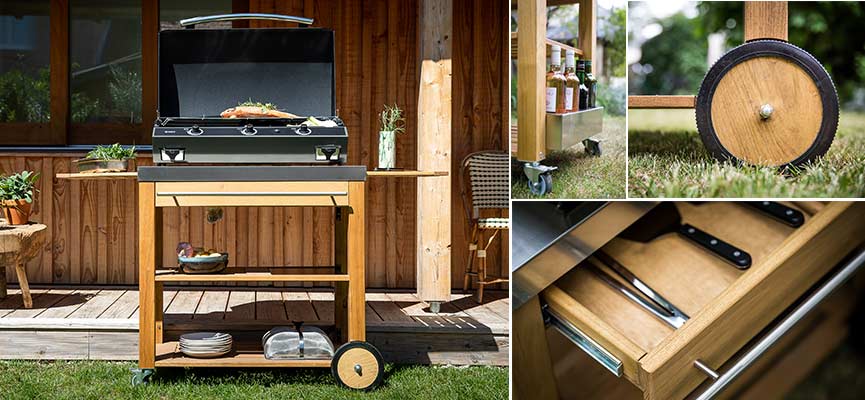 griddle-cart-wooden