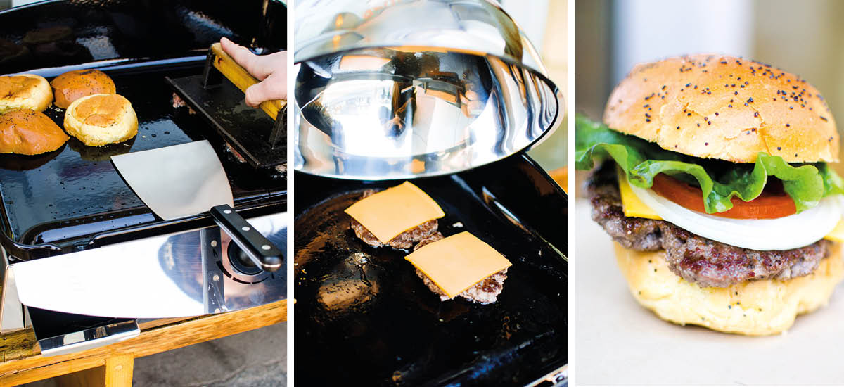 Cook with griddle