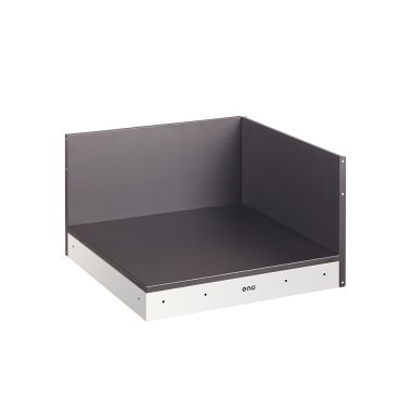 CORNER SHELVE Black and stainless