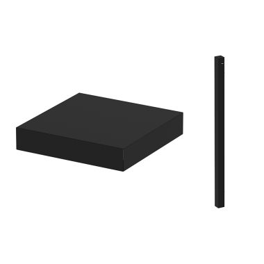 Plateau + Corniere d'Angle MODULO/FÉLIX 35 cm Noir