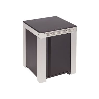 FELIX Black and stainless side-table